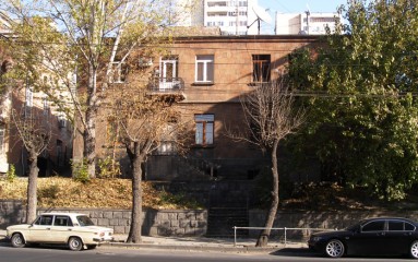 Two storey apartment block on Charents st